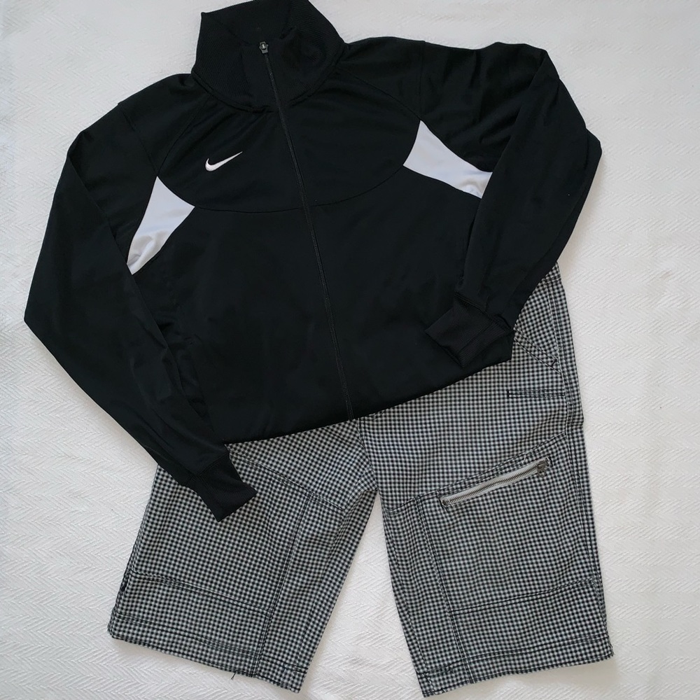 RP Hunter Cargo Style Black/White Checkered Shorts